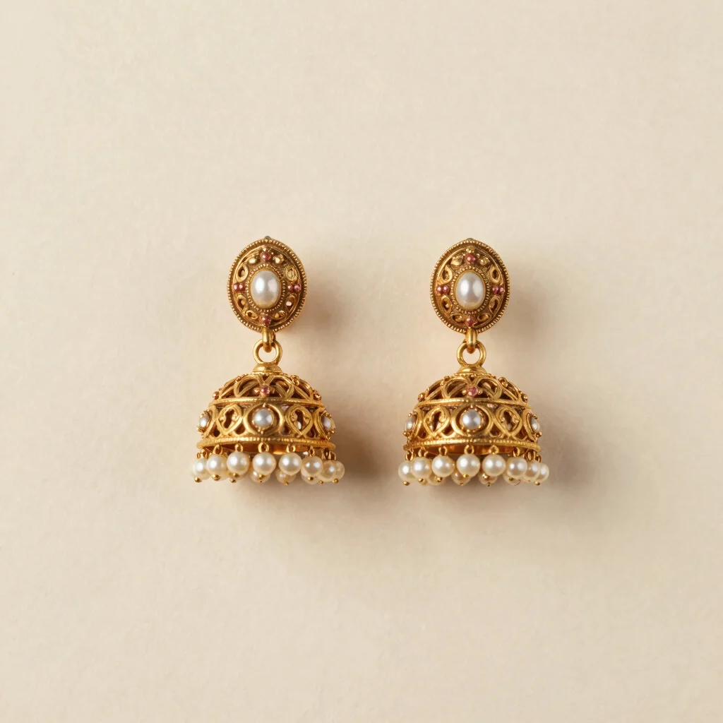 Afreen Filigree Heritage Jhumkas